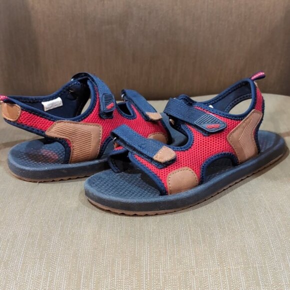 3/$20 Oshkosh BGosh Boys Tetris Play Sandal Adjustable Strap Boys Size 3 - Picture 3 of 9
